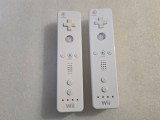 Kit Controller originale Nintendo Wii RVL-003, alb - poze reale