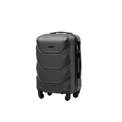 Valiză de cabină TravelLux Max cu hard top și roți detașabile 35x55x20 cm neagră foto
