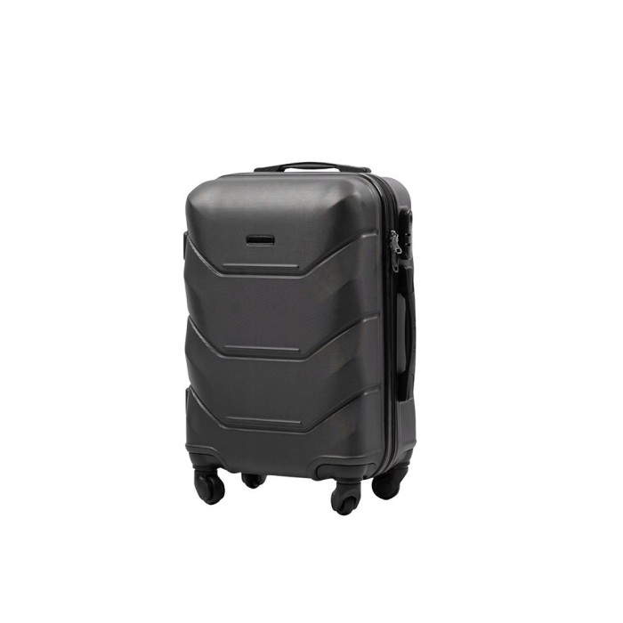 Valiză de cabină TravelLux Max cu hard top și roți detașabile 35x55x20 cm neagră
