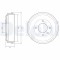 Tambur frana Opel Corsa F (P2jo) 07.19-, Corsa F Box / Liftback 07.19-; Peugeot 208 2 (Ub Up Uw Uj) 06.19-, Spate, 1.2 (68), 1.2 Turbo Hybrid (68), 1