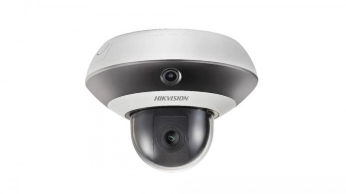 Camera supraveghere IP 2MP, Mini PTZ si Lentila 2mm&nbsp; IR 10m, Card, PoE - HikVision DS-2PT3122IZ-DE3 SafetyGuard Surveillance