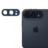 Folie de protectie Camera Spate Techsuit pentru Apple iPhone Duo, Sticla Securizata, Bleumarin
