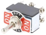 Comutator maneta 2x20A 12Vdc ON-ON surub m3