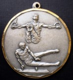 5.102 ROMANIA MEDALIE GIMNASTICA CAMPIONATELE INTERNATIONALE 50mm Locul II