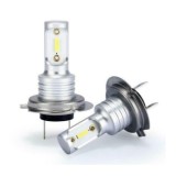 Комплект от 2 LED крушки за кола H7, 4000LM, 6000K, 55W, IPF