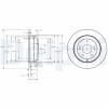 DELPHI BG4335 Disc frana