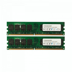 Memorie V7 4GB (2x2GB) DDR2 800MHz CL6 1.8V Dual Channel Kit foto