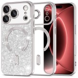 Asteroid GSM - Luxury Glitter MagSafe - iPhone 18 Pro Max / iPhone 17 Pro Max - Silver
