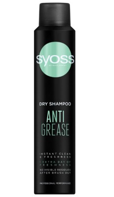 Sampon uscat Syoss Anti-Grease pentru parul predispus la ingrasare, 200 ml foto