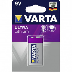 Baterie litiu 9V Varta ULTRA Lithium 6122 Blister 1buc