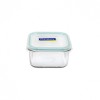 Caserola 480 ml Glasslock din sticla cu capac din plastic