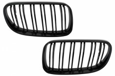 Grile Centrale BMW Seria 3 E92 E93 Coupe Convertible LCI (2010-2015) Double Stripe Negru Lucios Performance AutoTuning