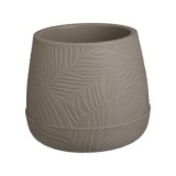 Ghiveci Florale din Plastic Mocca cu Farfurie Integrată, CMCLASS