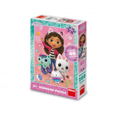 Puzzle Casa de papusi a lui Gabby, 200 piese - DINO TOYS foto