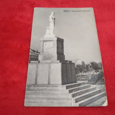 CARTE POSTALA BRAILA-MONUMENTUL DOCHERILOR CIRCULATA