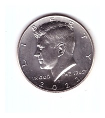 Moneda SUA 1/2 dollar/dolar 2023 P, UNC, cu luciu