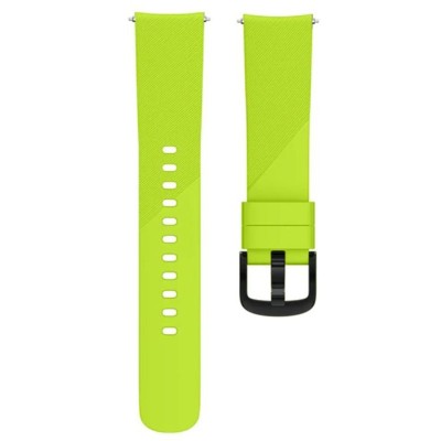 Curea silicon, compatibila Samsung Galaxy Watch Active, telescoape Quick Release, 20mm, Green foto