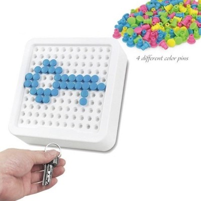 Suport magnetic pentru chei, cu mesaj tip puzzle foto