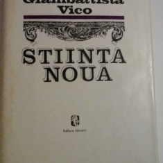 STIINTA NOUA - GIAMBATISTA VICO , 1972