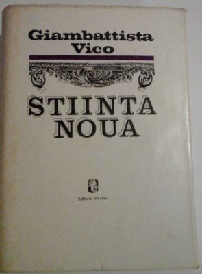 STIINTA NOUA - GIAMBATISTA VICO , 1972 foto