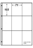 IMPORTA V 3x3 foi PVC transparente - pentru colectibile de hartie , 10 buc.