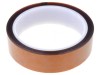 Bandă Termorezistentă 0.06mm, 260&deg;C, Ambră - Izolație Temperaturi &Icirc;nalte