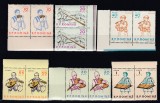 ROMANIA 1961 LP 526 INSTRUMENTE MUZICALE PERECHE SERII MNH