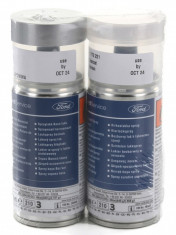 Set Spray Vopsea + Lac Oe Ford Galben Gelb Zink 93 ADFAXXA 150ML 1781434 foto