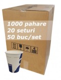 Bax pahare carton Lavazza 8oz - 240ml, 1000 buc