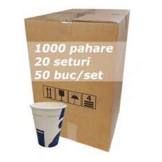 Bax pahare carton Lavazza 8oz - 240ml, 1000 buc