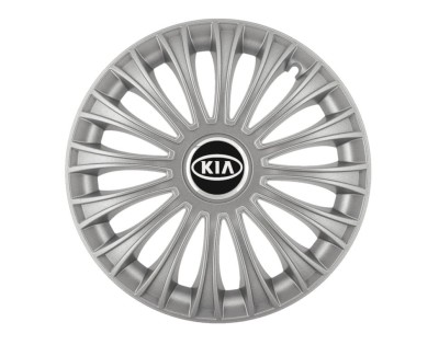 Set 4 capace roti pentru Kia, model Dino Gray, R15 foto