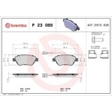 Placute frana Alfa Romeo Mito (955); Fiat 500 (312), 500 C (312), Bravo 2 (198), Doblo Box (223), Doblo Mpv (119 , Fiorino Box (225), Fiorino Mpv (22, BREMBO