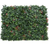 Gard viu artificial / paravan cu frunze imitatie gard viu, Photinia, verde, 100 x 100 cm