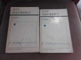 Critice - Titu Maiorescu 2 volume