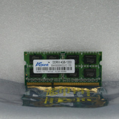 4Gb ddr3 2Rx8 PC3-10600 ASint 1333MHz 24luni garantie SSA302G08-EDJ1C