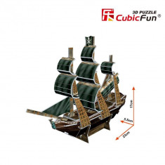 Puzzle 3D CubicFun CBFA The Queen Anne&amp;#039;s Revenge Mini foto