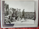 Fotografie, Nicolae Ceausescu in vizita de luctu la Vidra