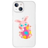 Husa personalizata apple iphone 15 plus, bunny egg