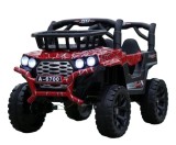 Cumpara ieftin Masinuta electrica pentru copii, Kinderauto CAPE-X 4x4 100W, 12V, scaun tapitat, RED spider