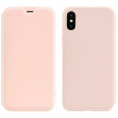 Husa Book Hoco Colorful Silicon iPhone XS Max Roz foto