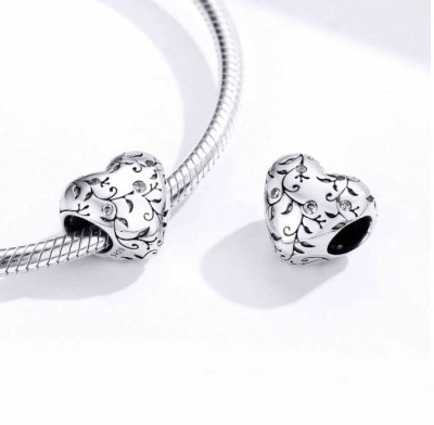 Talisman din argint -Heart- CHA1015A foto