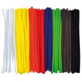 Set 100 bucati sarma plusata 3 mm diametru, 15 cm lungime, culori de baza