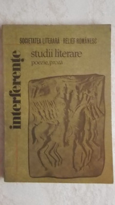 Interferente, studii literare (poezie, proza), 1977 foto