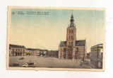 FA103 -Carte Postala- BELGIA - Tirlemont, Grand'Place. Eglise et Square, circulata