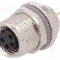 Conector M8, 4 pini, clasa etanseitate IP67, TE Connectivity - T4041017041-000