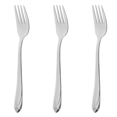 Set Furculițe Inox, Triagle, 15cm, 3 Bucăți, Model Triunghiular foto