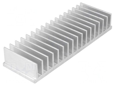 Radiator extrudat cu aripioare 50x150x25mm brut foto