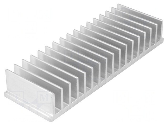 Radiator extrudat cu aripioare 50x150x25mm brut