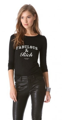 Bluza Fabulous &amp;amp; Rich - Negru - L foto