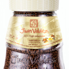 Cafea solubila liofilizata Vanilie si Scortisoara, 95g, Juan Valdez